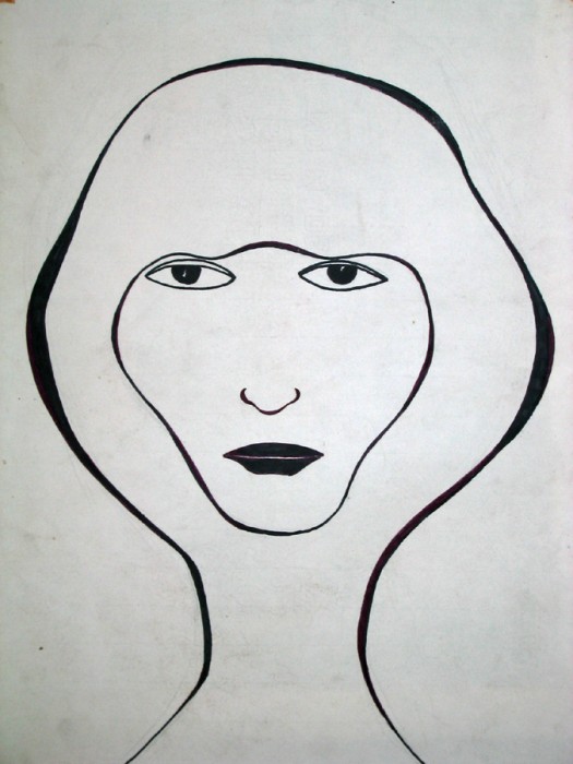 Female face