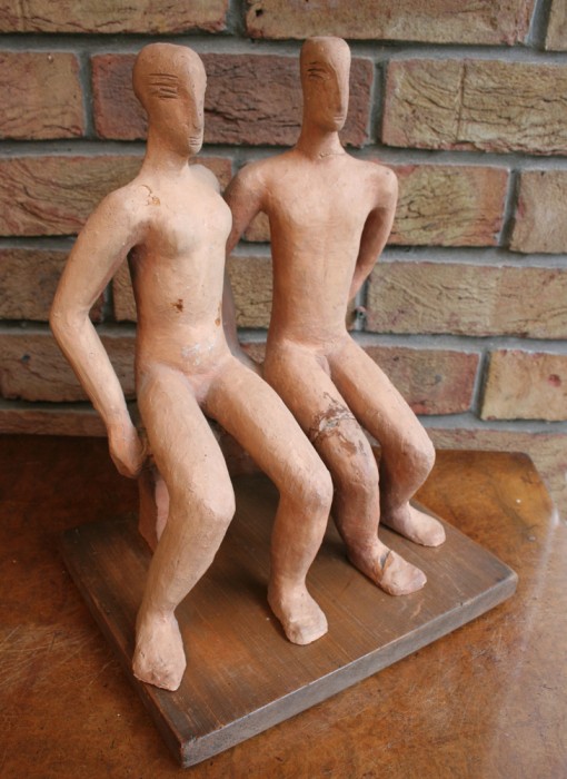 Two Seated Figures